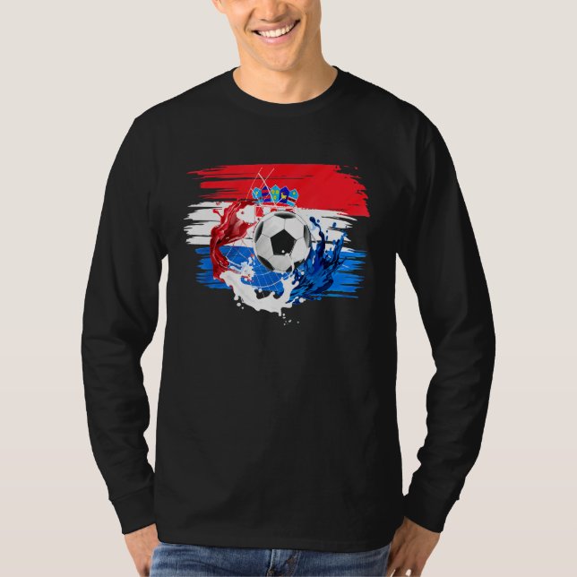 Camiseta Futebol croata na Croácia (Frente)