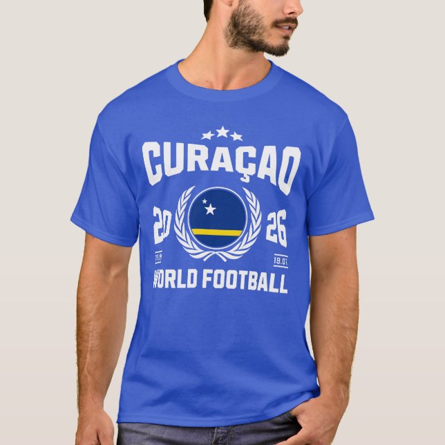 Camiseta Futebol Curaçao 2026 (Frente)