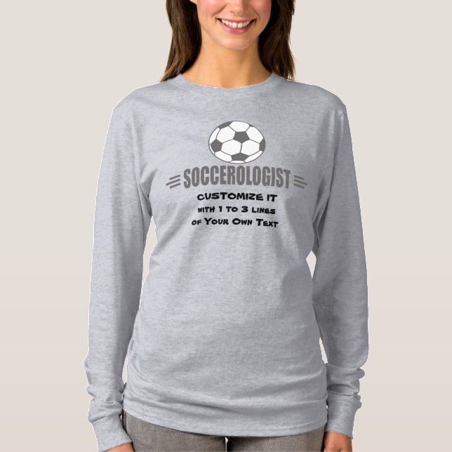 Camiseta Futebol Custom Divertido (Frente)