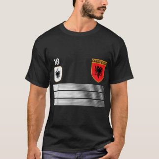 Camiseta Futebol da Albânia Jersey 2021 Shqiperia Soccer