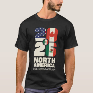 Camiseta Futebol da América do Norte 2026 EUA Canadá México