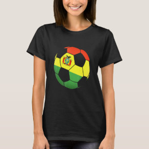 Camiseta Futebol da Bolívia Cores Nacionais da Bolívia