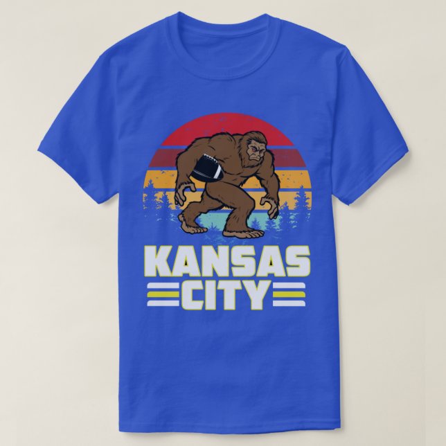 Camiseta Futebol da cidade do Kansas2 (Frente do Design)