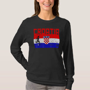 Camiseta Futebol da Croácia Fan Jersey Flag Zagreb Cro
