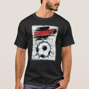 Camiseta Futebol da Dinamarca