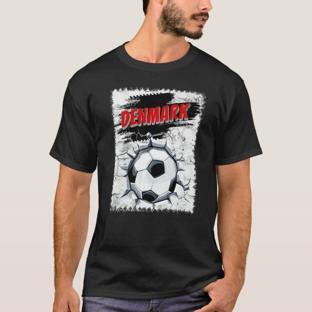 Camiseta Futebol da Dinamarca (Frente)