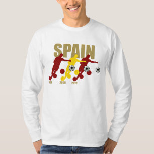 Camiseta Futebol da espanha 1964 2008 2012 Tricampeona de