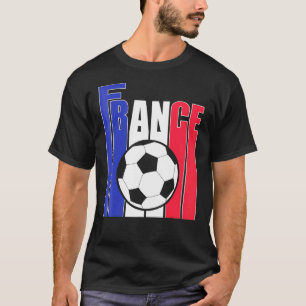 Camiseta Futebol da França - Apoio Nacional ao Futebol da F