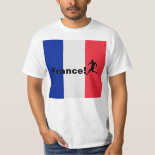 Camiseta Futebol da França, personalizável