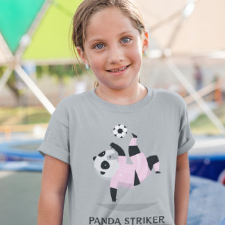 Camiseta Futebol da Garota do Panda