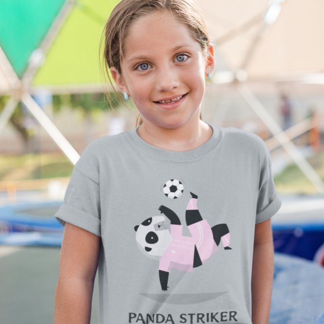 Camiseta Futebol da Garota do Panda (Criador carregado)