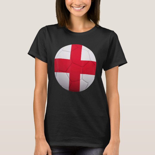 Camiseta Futebol da Inglaterra - Bandeira da Inglaterra (Frente)