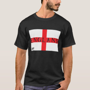 Camiseta Futebol da Inglaterra com bandeira 3 pequenos leõe