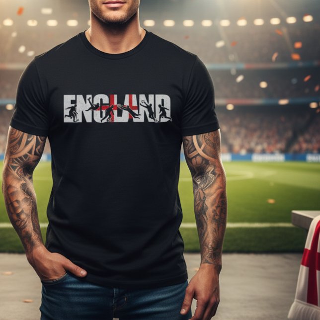Camiseta Futebol da Inglaterra | Torcedor de Futebol (England Soccer T-Shirt | Football Fan Tee | World Match 2026 USA Supporter Shirt)