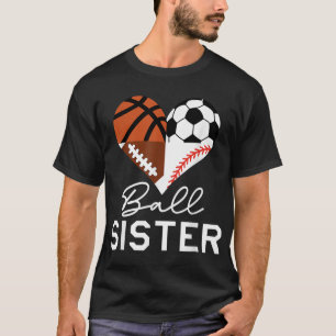 Camiseta Futebol da Irmã Bola de Basquete
