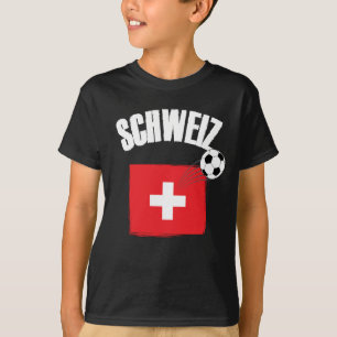 Camiseta Futebol da Suiça Schweiz