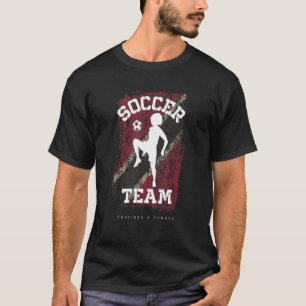 Camiseta Futebol das moças de futebol de Trinidad e Tobago