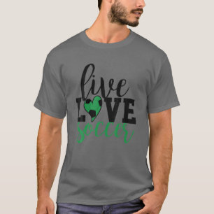 Camiseta Futebol de Amor ao Vivo Eu Amo Futebol