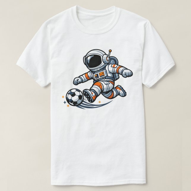 Camiseta Futebol de Astronauta (Frente do Design)