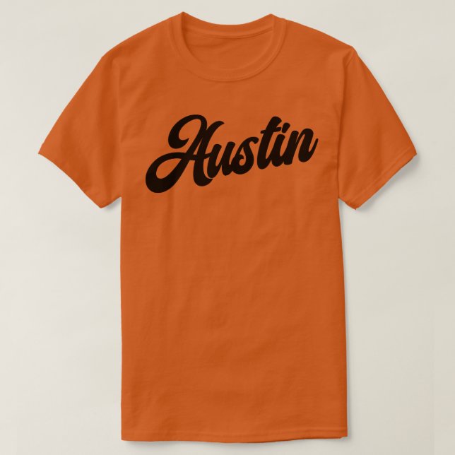 Camiseta Futebol de Austin Retro Austin (Frente do Design)