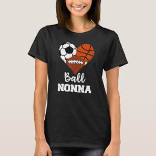 Camiseta Futebol de basquete de Nonna Heart