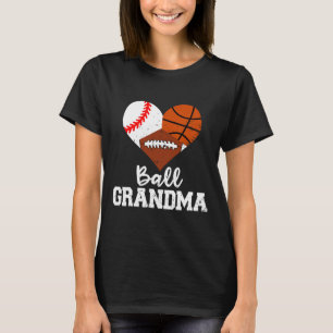 Camiseta Futebol de basquetebol da vovó