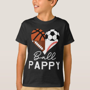 Camiseta Futebol de basquetebol de Ball Pappy Basball