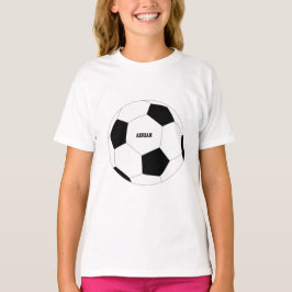 Camiseta Futebol de bola de futebol personalizado