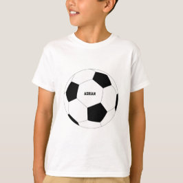 Camiseta Futebol de bola de futebol personalizado