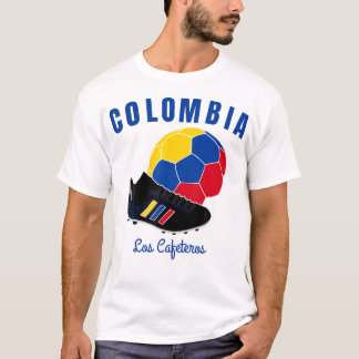 Camiseta Futebol de Boot Ball Cafeteros Colômbia Bandeira