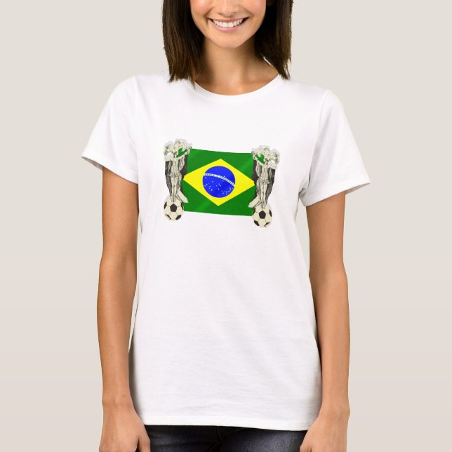 Camiseta Futebol de Brasil (Frente)