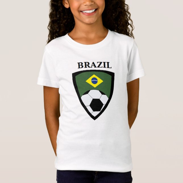 Camiseta Futebol de Brasil (Frente)