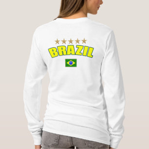 Camiseta Futebol de Brasil - Brasil 5 stars o brasileiro