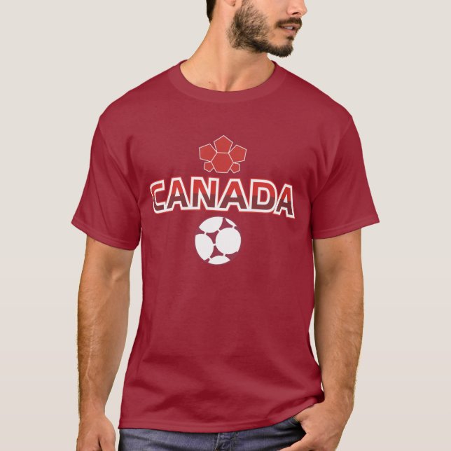 Camiseta Futebol de Canadá (Frente)