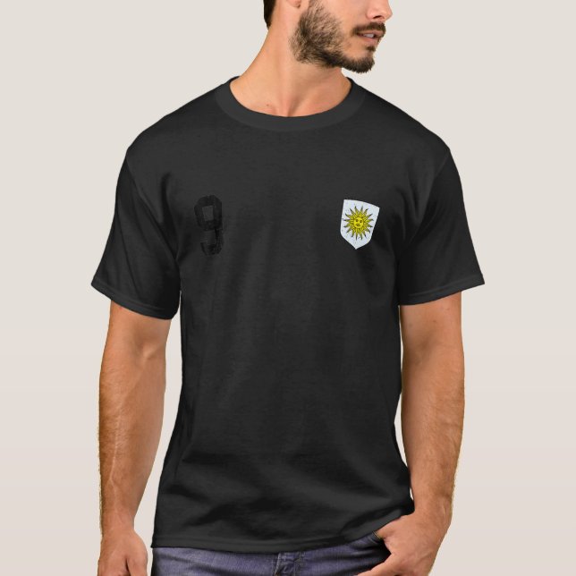 Camiseta Futebol de Cérebro de Jersey Celeste (Frente)