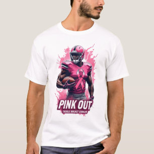 Camiseta Futebol de conscientização sobre o câncer de mama
