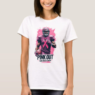 Camiseta Futebol de conscientização sobre o câncer de mama 