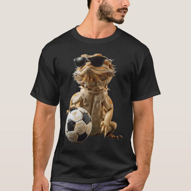 Camiseta Futebol de Dragão Barbudo  (Frente)