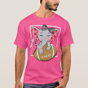Camiseta Futebol De Elefantes E Raparigas Para O Dia Útil