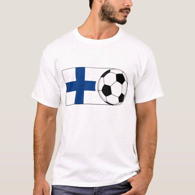 Camiseta Futebol de Finlandia (Frente)