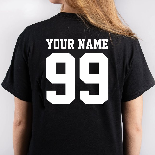 Camiseta Futebol de futebol: Numero Menino Personalizado (Criador carregado)