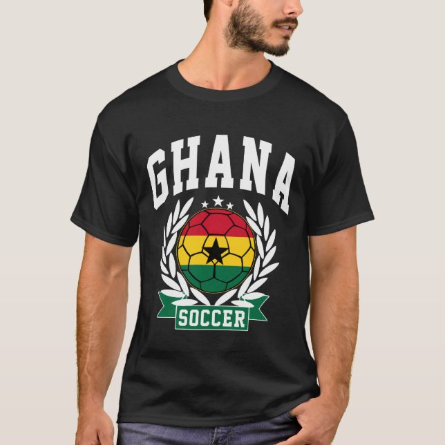 Camiseta Futebol de Ghana (Frente)