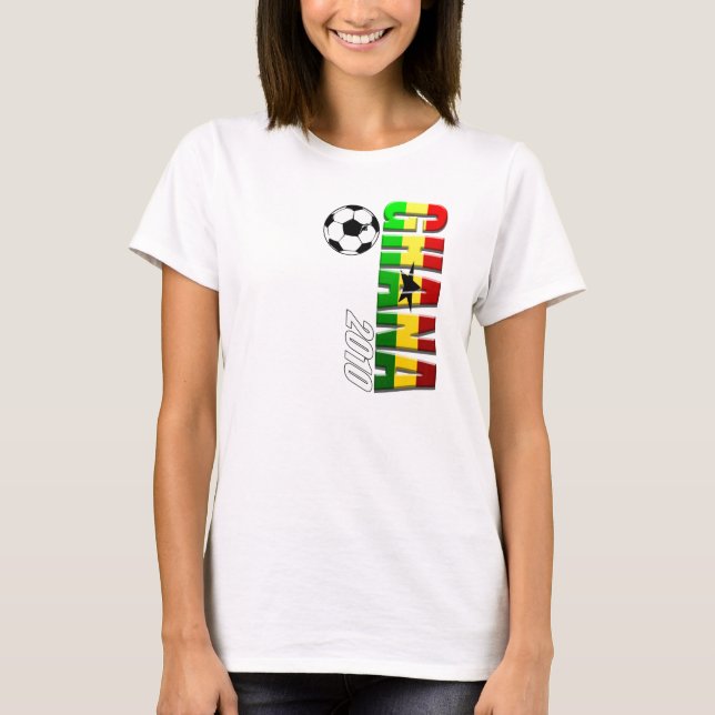 Camiseta Futebol de Ghana (Frente)
