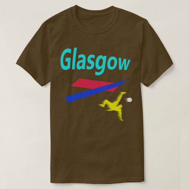 Camiseta Futebol de Glasgow (Frente do Design)