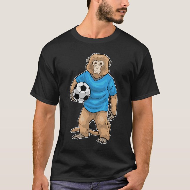 Camiseta Futebol de goleiro macaco esportes (Frente)