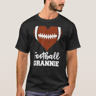 Camiseta Futebol de Grannie Heart Grandma Grannie