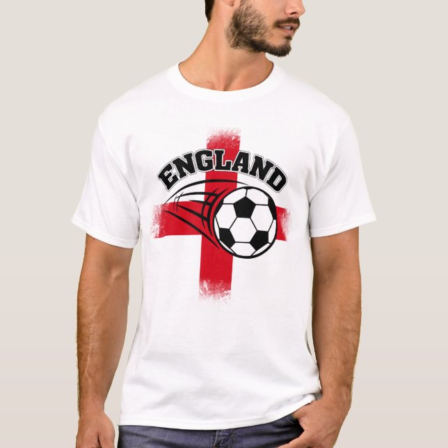 Camiseta Futebol de Inglaterra (Frente)