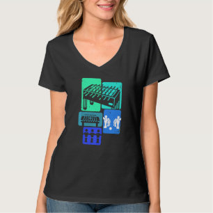 Camiseta Futebol de Mesa Jogador de Matraquilhos Retro Rap