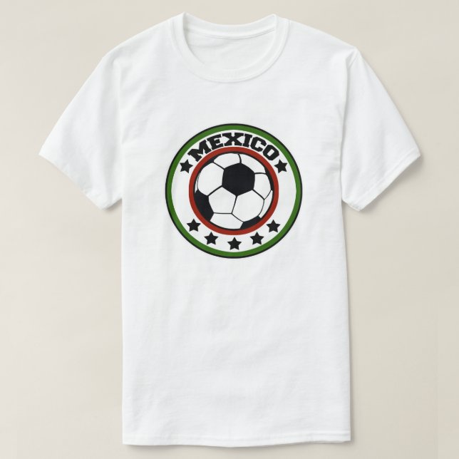 Camiseta Futebol de México (Frente do Design)