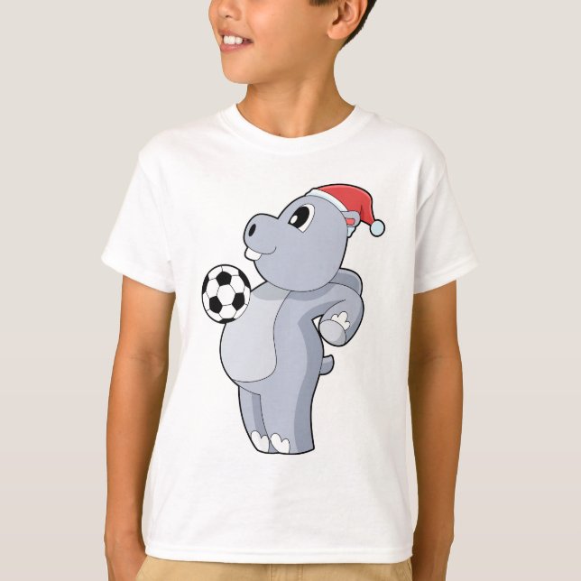 Camiseta Futebol de Natal Hippo (Frente)